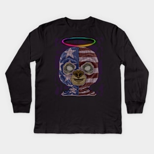 fashion Sloth street art Kids Long Sleeve T-Shirt